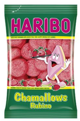 HARIBO CHAMALLOW RUBINO 175GRX12