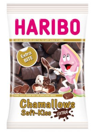 HARIBO CHAMALLOW SOFT KISS EXTRA 175GRX12