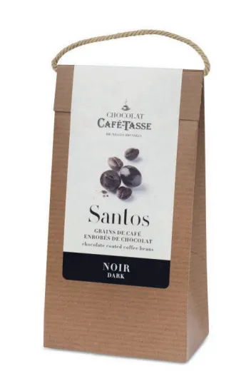 [CT/5342N] CAFE-TASSE SANTOS PUUR GECOATE KOFFIEBONEN 12 X 125 GR