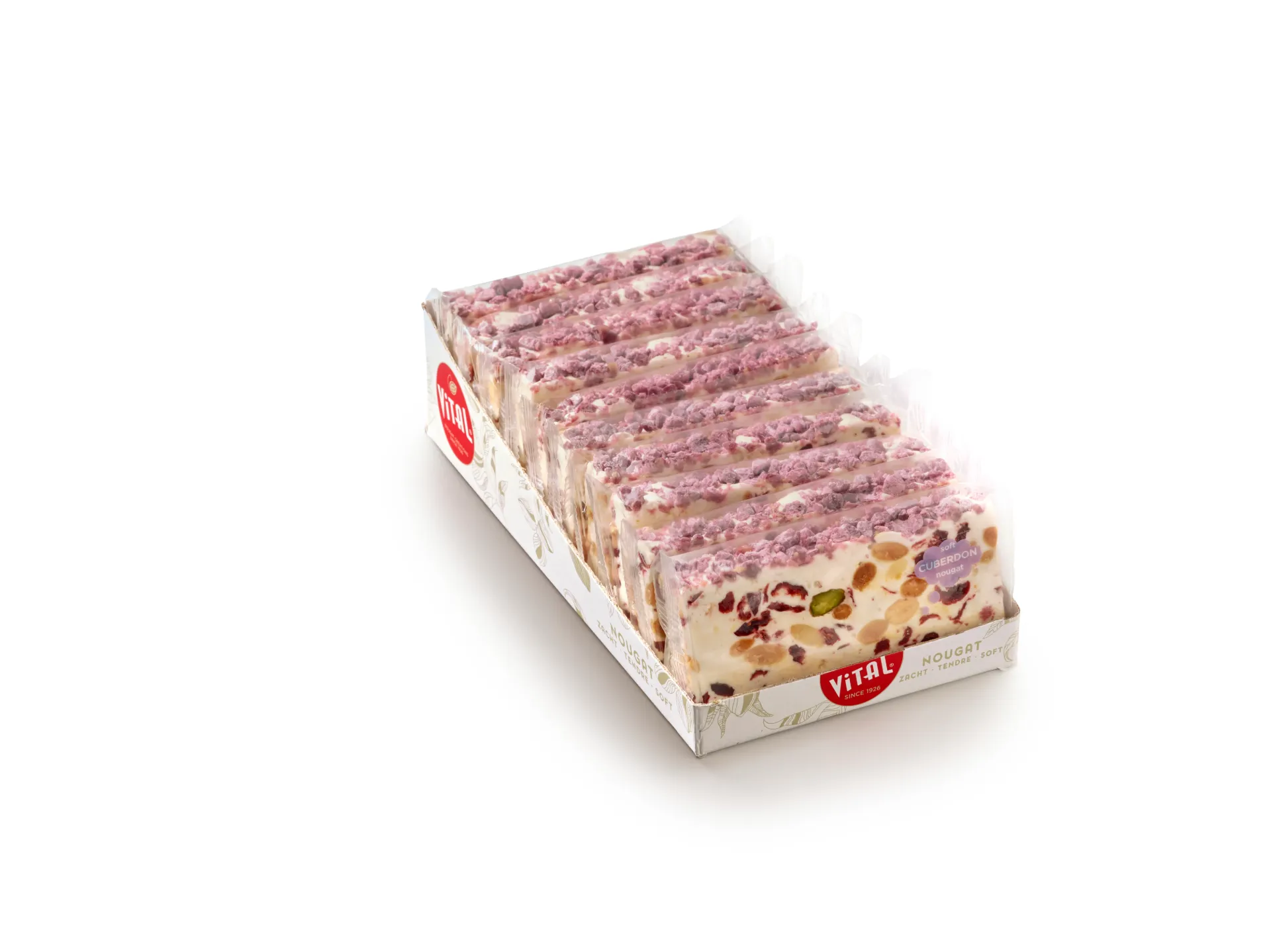 VITAL NOUGAT SLICE CUBERDON 10 X 100 GR