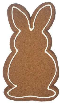 HM EASTER BUNNY BOTERSPECULOOS DECO 8X +/-144GR