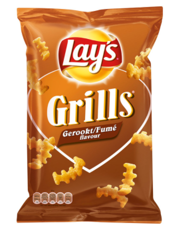 LAYS GRILLS 12X85GR (MEDIUM BAG)