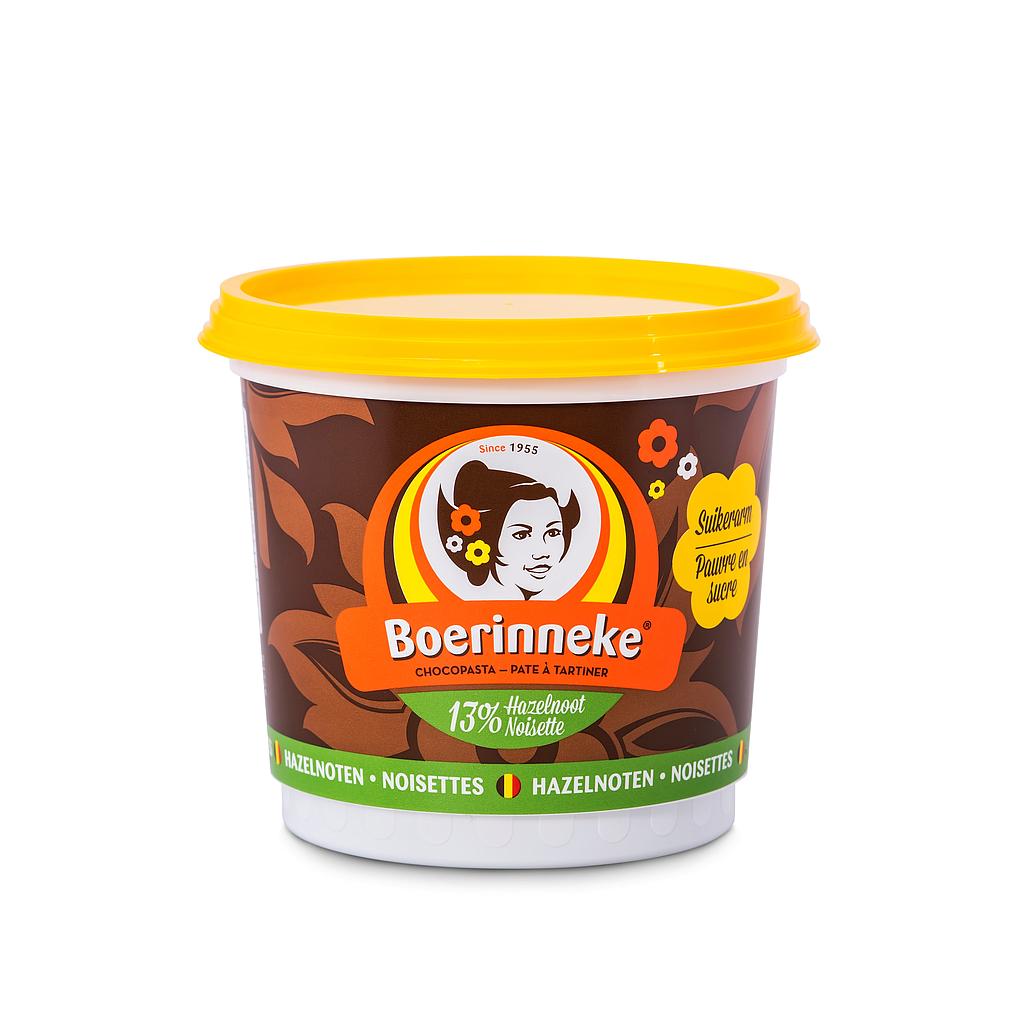 BOERINNEKE SUIKERVRIJE HAZELNOOT CHOCO 6 X 400 GR