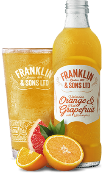 FRANKLIN S SD ORANGE & GRAPEFRUIT 12 X 27,5 CL