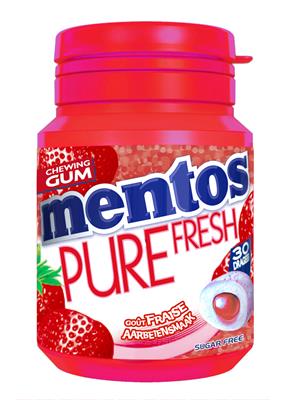 MENTOS GUM BOTTLE P/F STRAWBERRY 6 ST