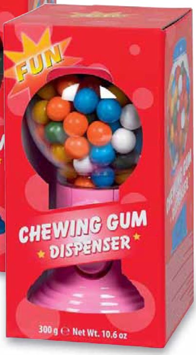 FUN KAUWGOMBALLEN DISPENSER 8 ST X 300 GR