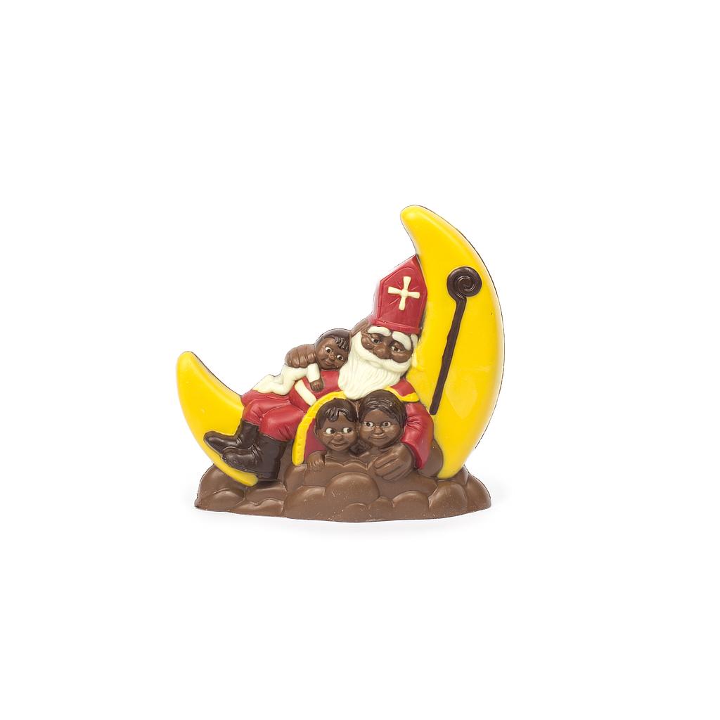 DE CHOCOLATERIE ST NICOLAS ON THE MOON DARK MILK COLOURED 3 ST