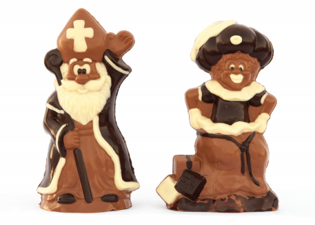 DE CHOCOLATERIE ZWAAIENDE PIET & SINT LIGHT MILK DELUXE 18 CM - 6 ST