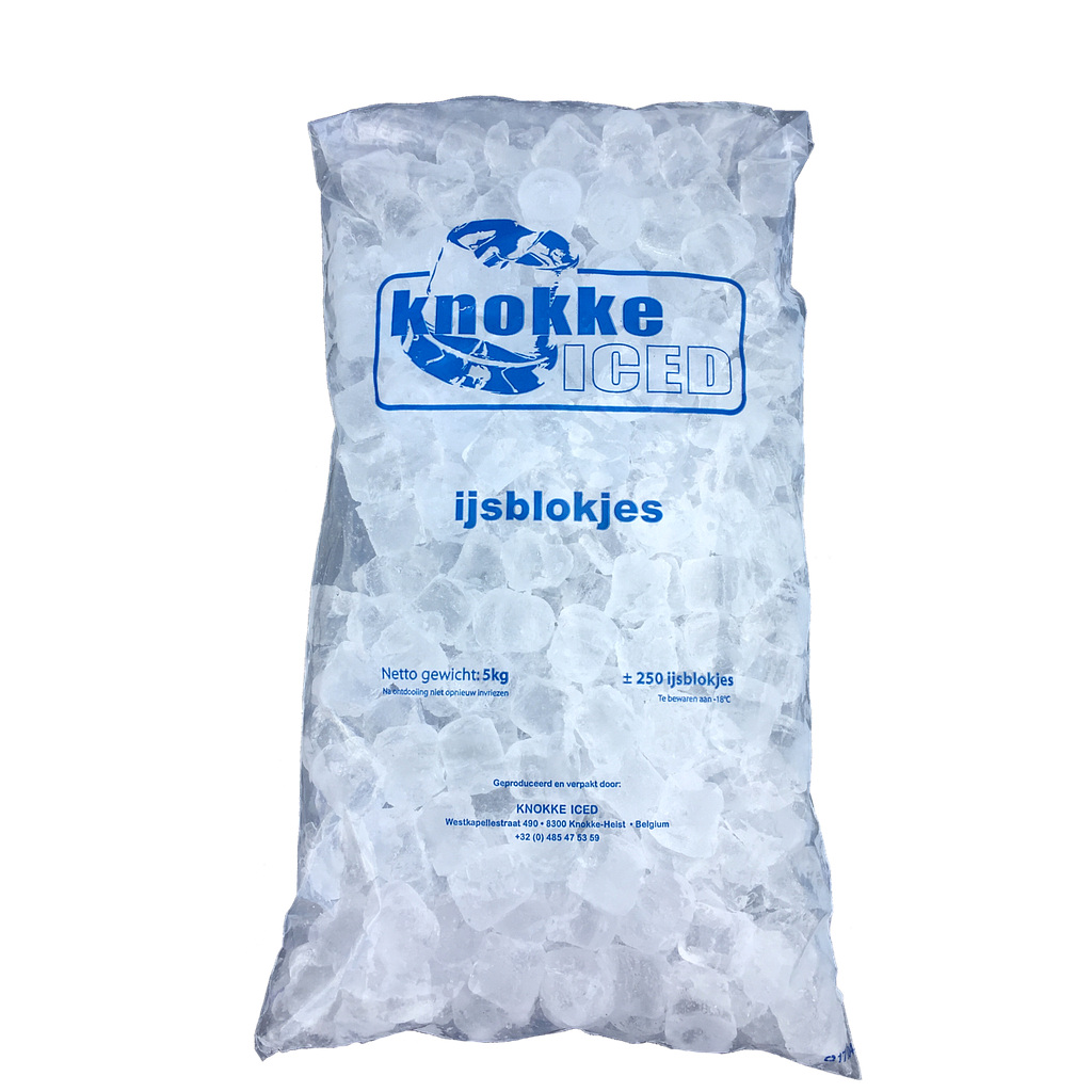 [186/002733] IJSBLOKJES KNOKKE ICED 4 X 2,5 KG <*_*>