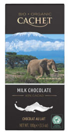 CACHET BIO 40% TANZANIA MELKCHOC 12 X 100 GR