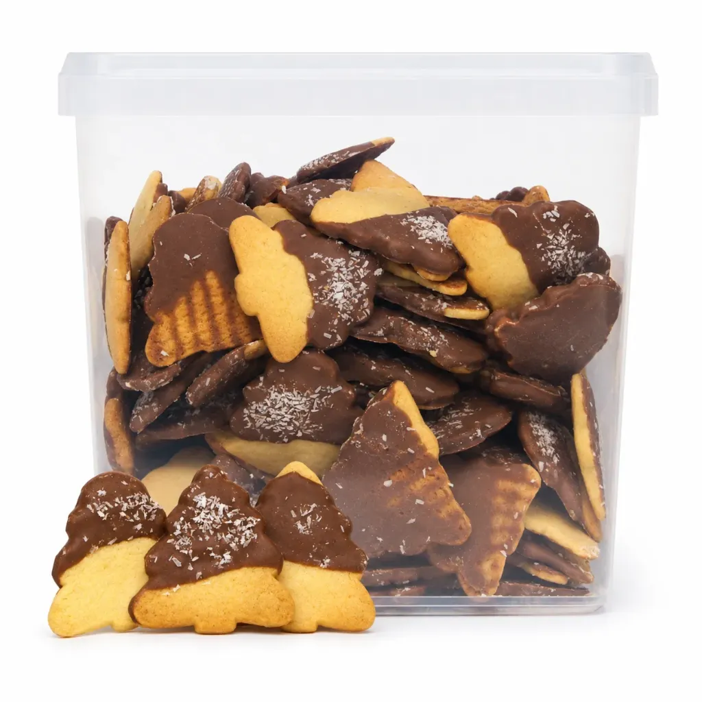 [XMAS008] CDB KERSTBOOMPJE CHOCOLADE/ KOKOS 1,4 KG