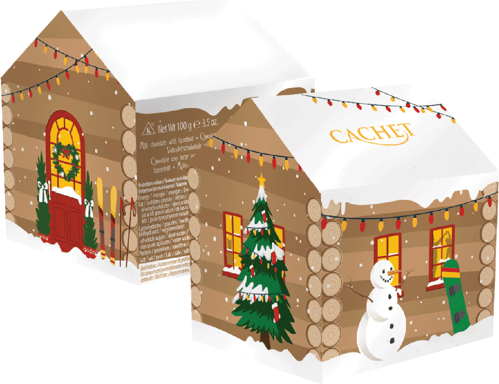 [C12160] CACHET "THE WINTERLODGE" 12 X 100 G