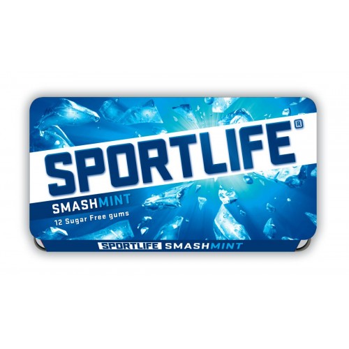 SPORTLIFE SINGLE SMASHMINT 48ST (DONKERBLAUW)