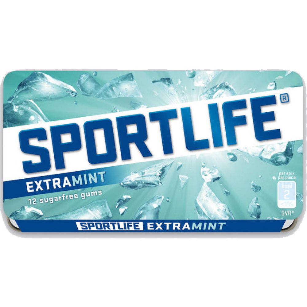 SPORTLIFE SINGLE EXTRA MINT 48ST (LICHTBLAUW)