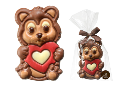 M-DELICIOUS CHOCO XL 'LOVE BEAR' ( emballé) 8x150 GR 