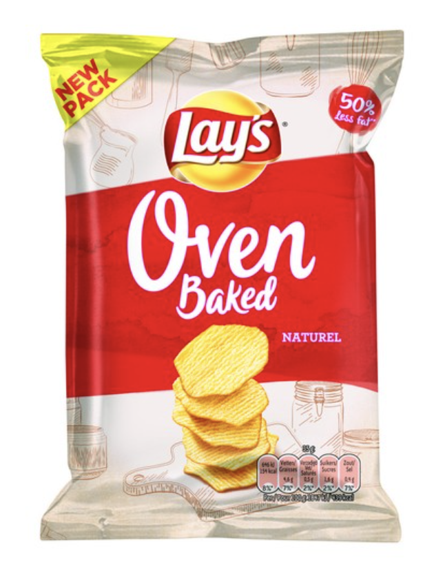 LAYS THE OVEN NATUREL 12X150GR