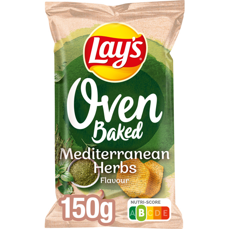 LAYS THE OVEN MEDITERRANEAN HERBS 12X150GR