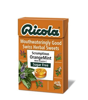 RICOLA BOX SF ORANGE MINT 20 X 50GR