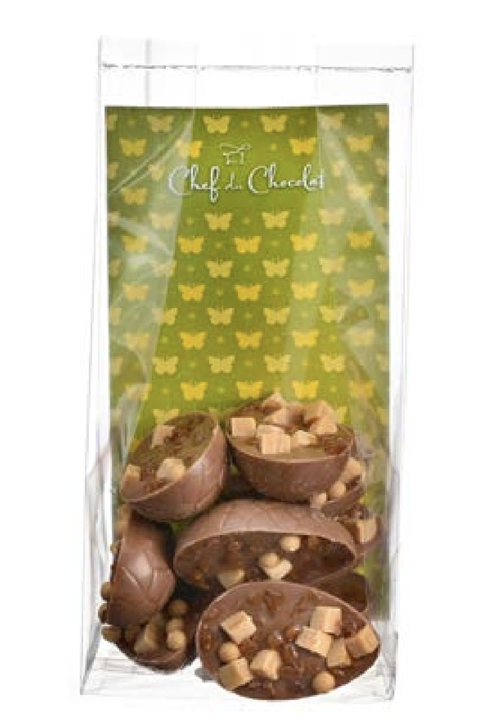 [MDV4865] M-DELICIOUS ZAKJE HALVE EITJES MELK CARAMEL ZEEZOUT 12 X 140 G