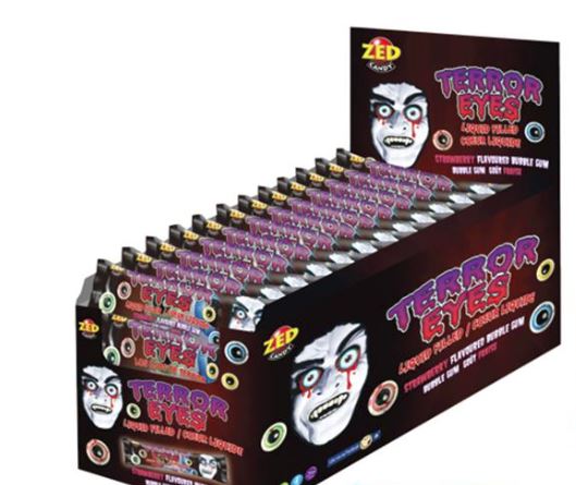 [028/003075] ZED TERROR EYES BUBBLEGUM 4-BALL X 50 ST
