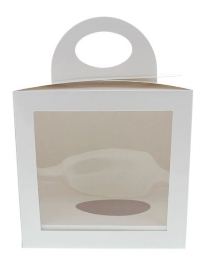 [PAS47003WI] #VERP -  VENSTERDOOS 3 + SOKKEL WIT(EI 17,5/19 CM) - 5ST- 5ST