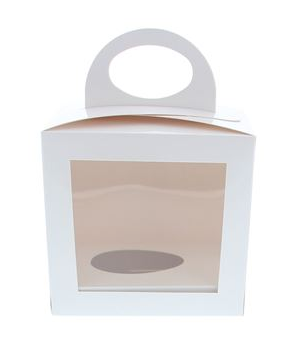 [PAS47002WI] #VERP - VENSTERDOOS 2 + SOKKEL WIT (EI 14 CM) - 5 ST