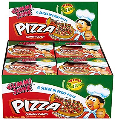 GUMMY ZONE PIZZA XXL - 24 STUKS
