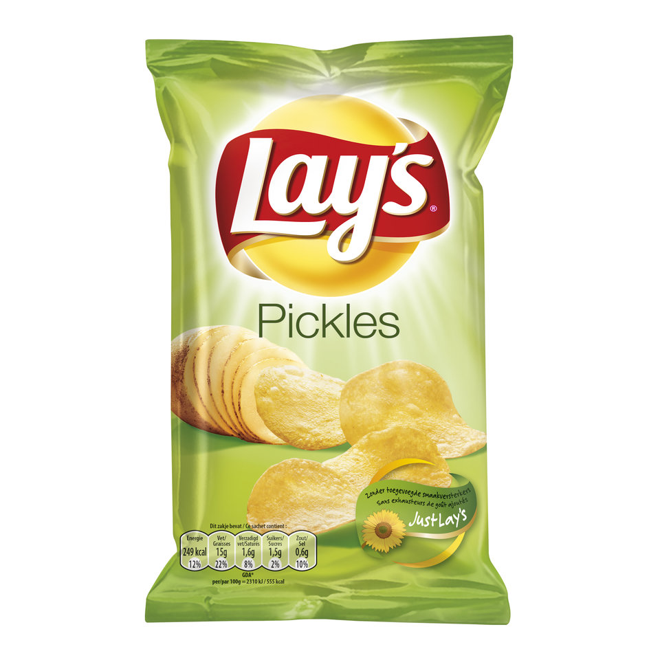 LAYS PICKLES 18X175GR