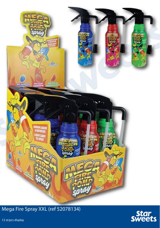 MEGA FIRE POMP SPRAY XXL 12 ST