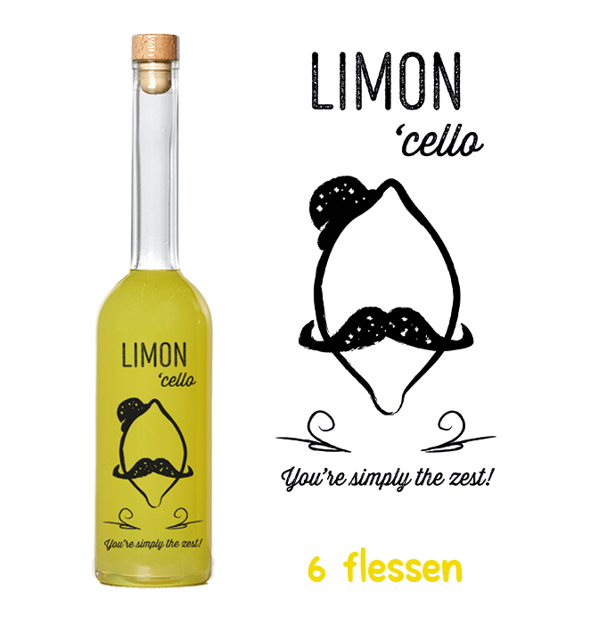 GEEL GENOT LIMONCELLO 350 ML X 6ST