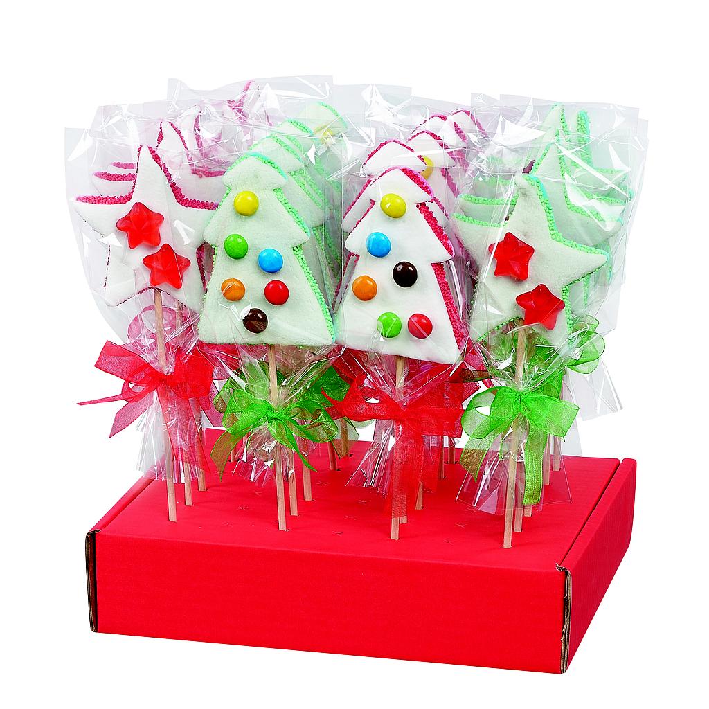 SAVAT REDSTAR & MINI TREE WITH LIGHTS 12 ST 