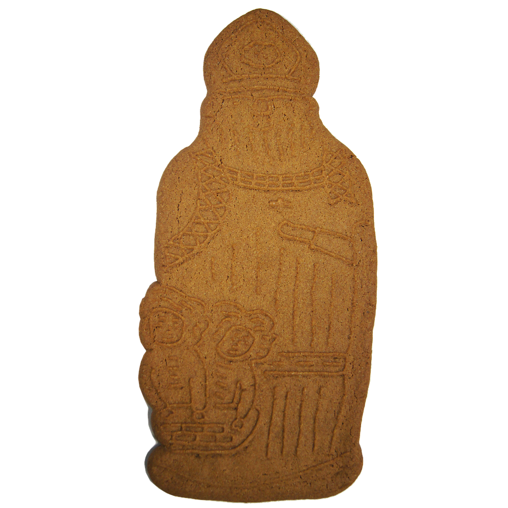 [SINT073-SF] CDB SANS SUCRE  SPECULOOS ST NICOLAS 28 CM - 12 X 155 GR