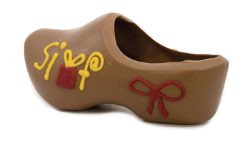 CHOCPROOF KLOMP ST-NIKLAAS 19CM - DARK MILK COLOURED- 8 ST X 180 GR