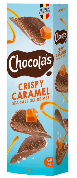 [725.00.3610] HAMLET 36 CHOCOLA'S CARAMEL BEURRE SALEE  12 X 125G