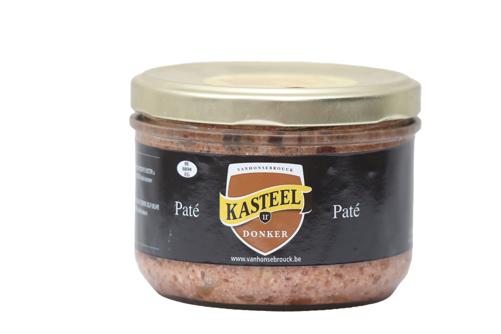 KASTEELBIER DONKER PATE 180 GR