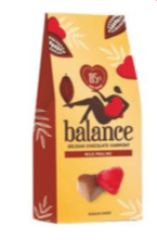 [EP0966] BALANCE COEUR ROUGE SOUS ALU LAIT  PRALINE  ( sans sucre ajouté ) 10X129G