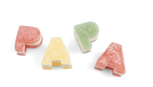 MALLOWS JELLY LETTERS  ( TRIPLEX ) PAPA 2 KG