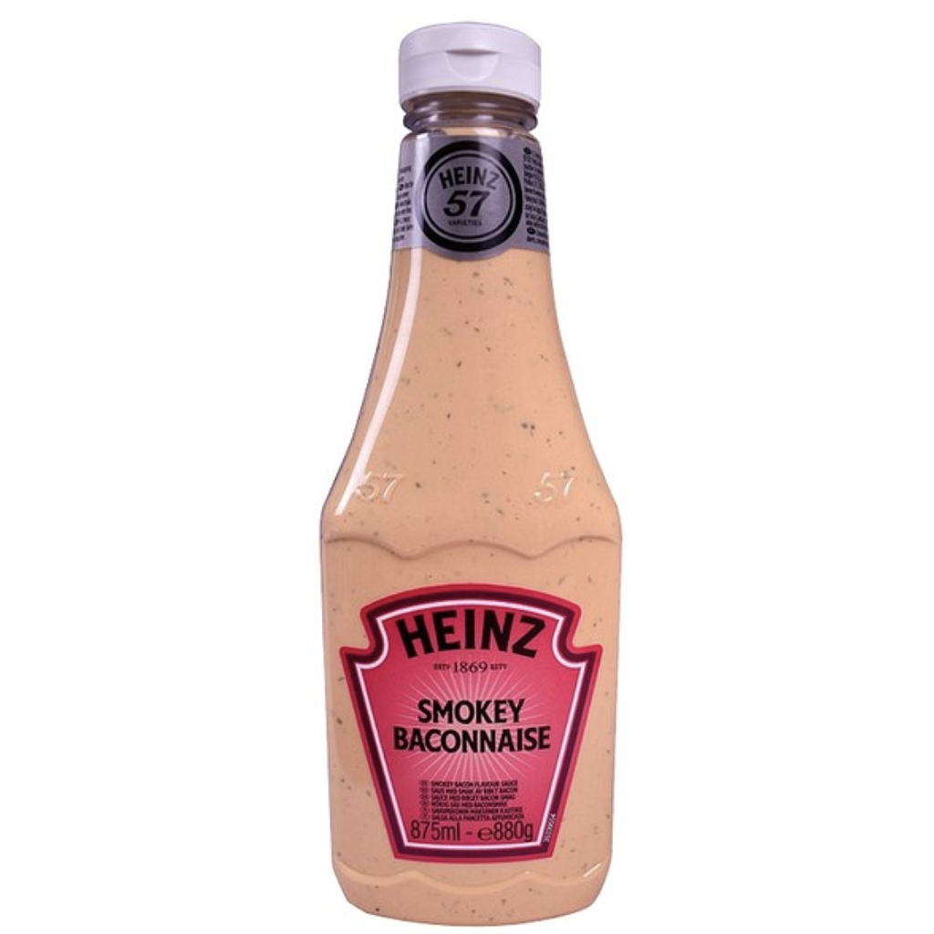 HEINZ SMOKEY BACONNAISE 875 ML (6) 