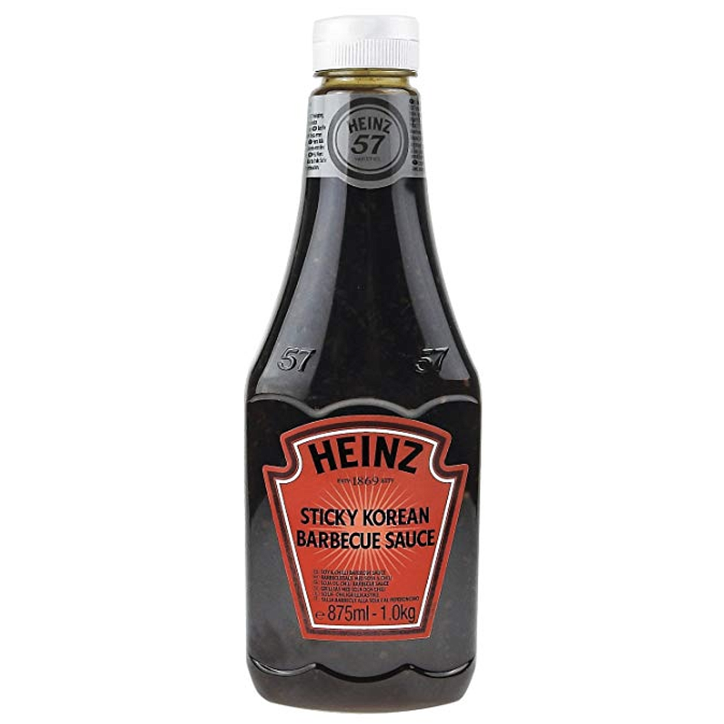 [76015714] HEINZ STICKY KOREAN BARBECUE SAUCE 875 ML (6)