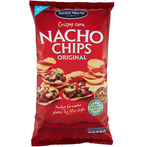 SANTA MARIA NACHO TORTILLA CHIPS 12X475 GR