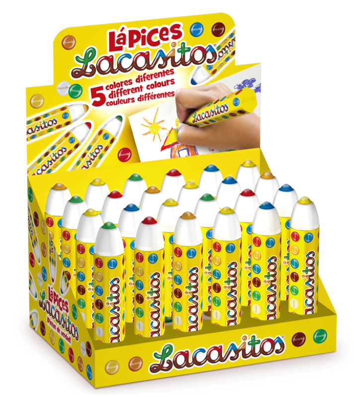 [118947] LACASITOS PENCILS CHOCOLATE DRAGEES 24X20 GR 