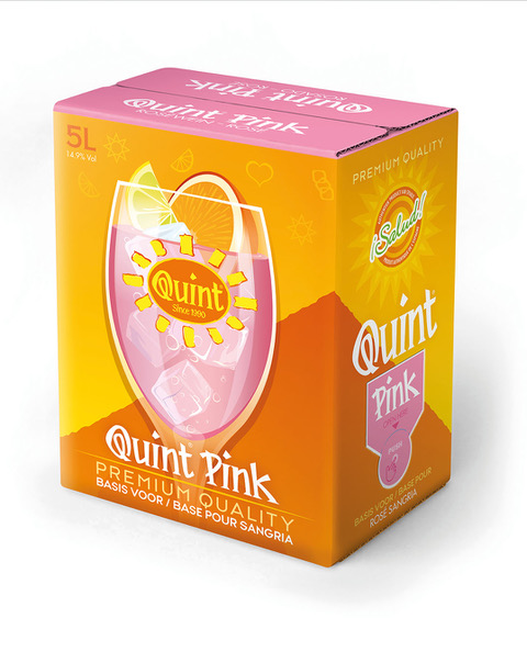 QUINT SANGRIA VAN 'T VAT 5L PINK BAG IN BOX