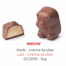 DELICE BEERTJES MELK CRÈME BRULEE 1 KG