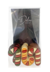 DELICE SACHET CANDY CANES ASS - 12 X 150 GR 