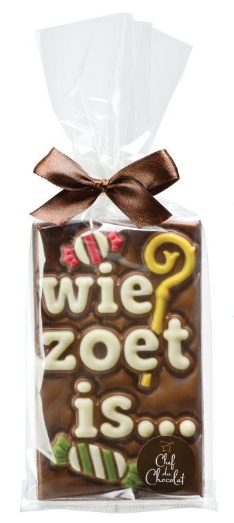 CDC TABLET "WIE ZOET IS" 8X150 GR 