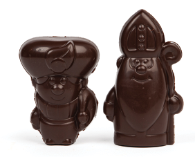 DE CHOCOLATERIE LIL' SINT & MARCO FONDANT 10 CM - 30 ST - 1,5KG