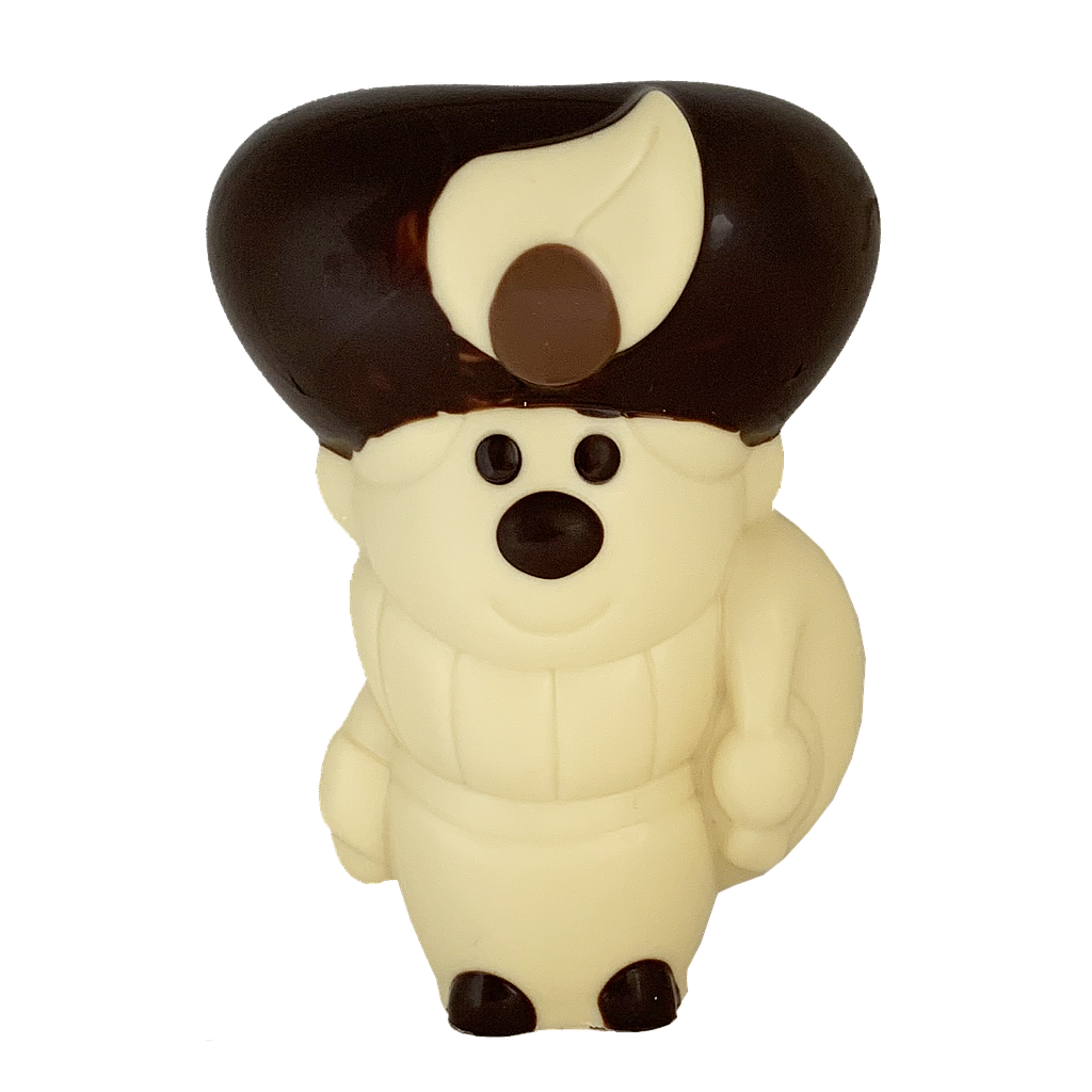 BGL SCHATTIGE PIET WIT 16 CM - 3 ST