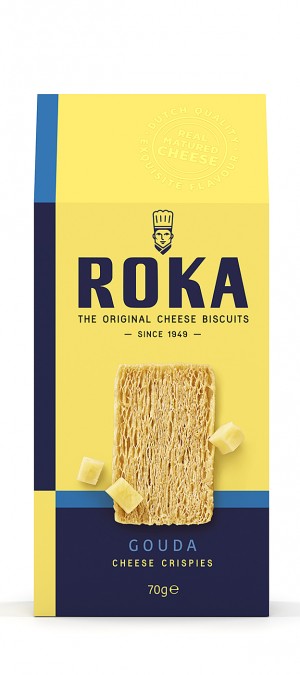 ROKA CRISPIES GOUDA CHEESE 12X70GR