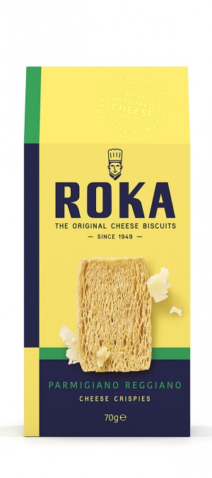 ROKA CRISPIES PARMEGIANO CHEESE 12X70GR