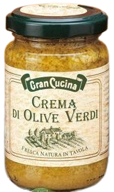 GRAN CUCINA CREMA DI OLIVE VERDI ( GROENE OLIJVEN ) 130 GR (12)